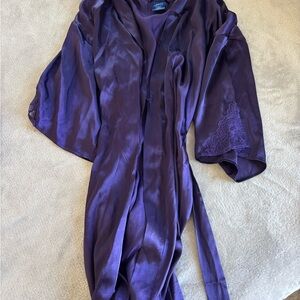 Apt. 9 Purple Satin Robe